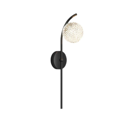 Modern Minimalist Crystal Globe Wall Lamp