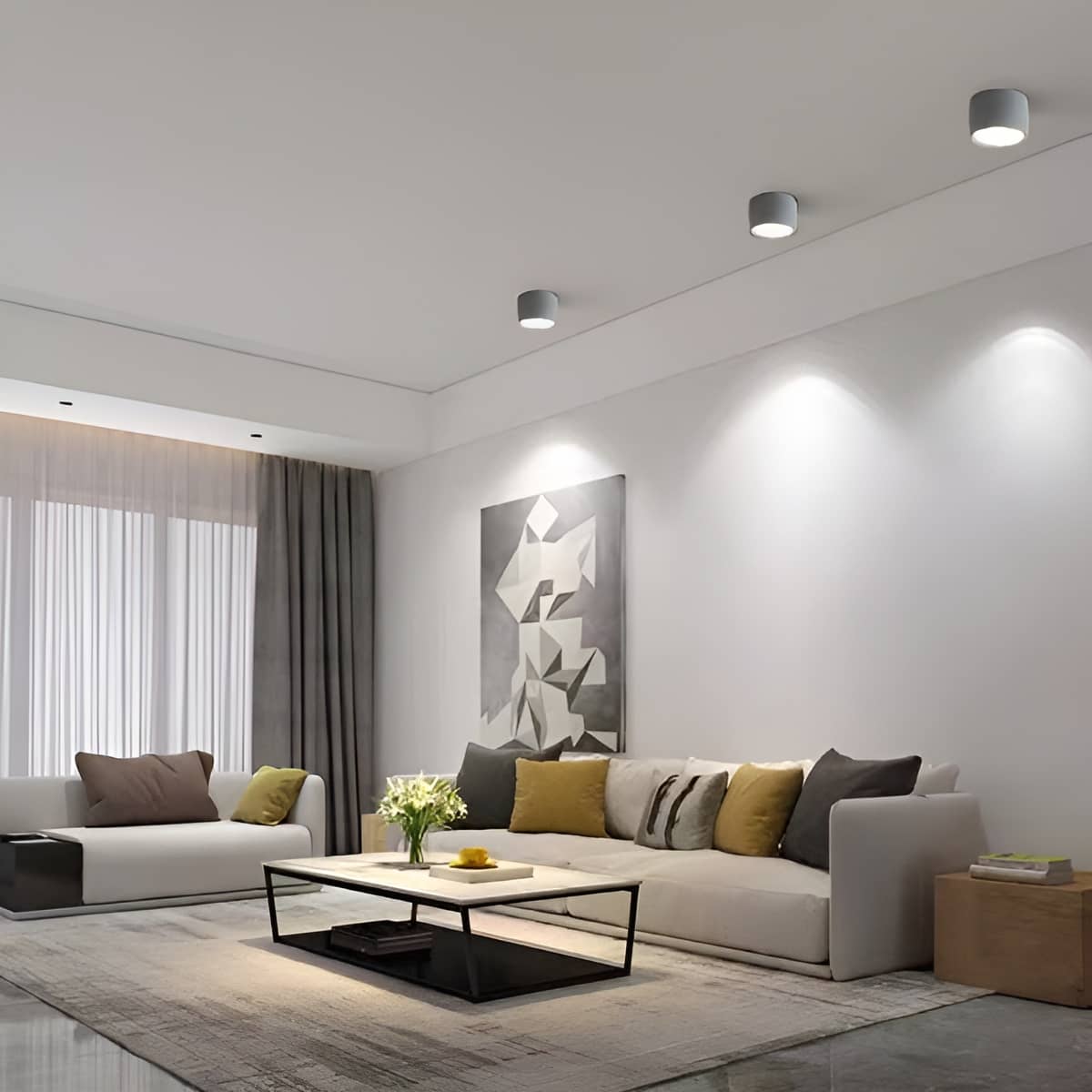Modern Minimalist Cylinder Small LED Ceiling Light