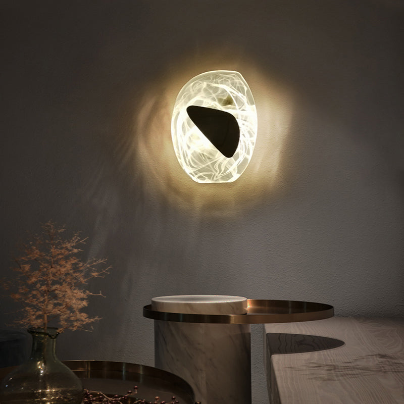 Modern Minimalist Glass Atmosphere Wall Sconce