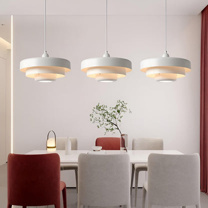 Modern Multi-Layer Bauhaus Round Pendant Light