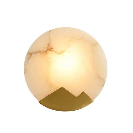 Modern Nordic Marble Copper Wall Sconce