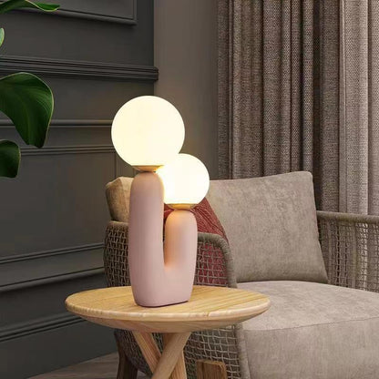 Modern Oo Rough Resin Table Lamp