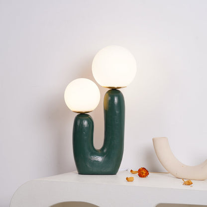 Modern Oo Rough Resin Table Lamp