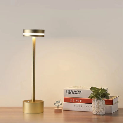 Modern Rechargeable Metal LED Table Lamp