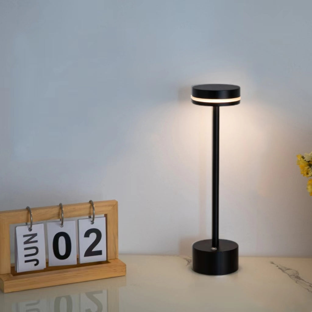 Modern Rechargeable Metal LED Table Lamp