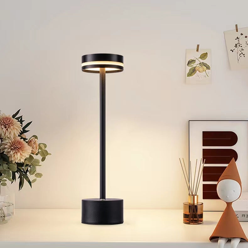 Modern Rechargeable Metal LED Table Lamp