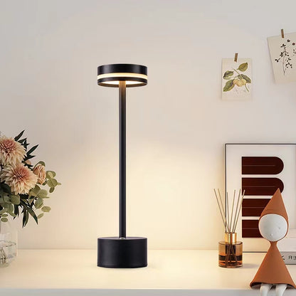 Modern Rechargeable Metal LED Table Lamp