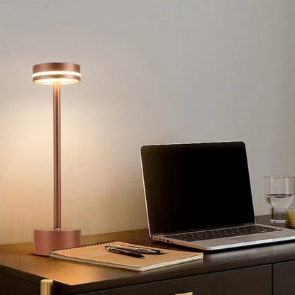 Modern Rechargeable Metal LED Table Lamp