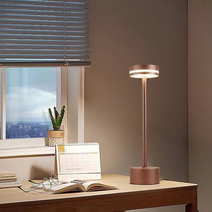 Modern Rechargeable Metal LED Table Lamp