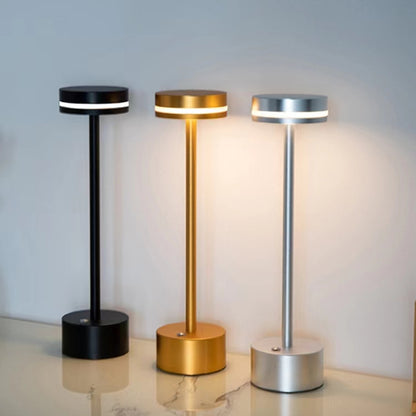 Modern Rechargeable Metal LED Table Lamp