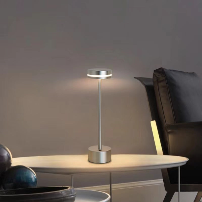 Modern Rechargeable Metal LED Table Lamp