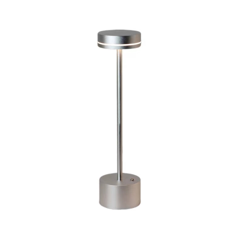 Modern Rechargeable Metal LED Table Lamp