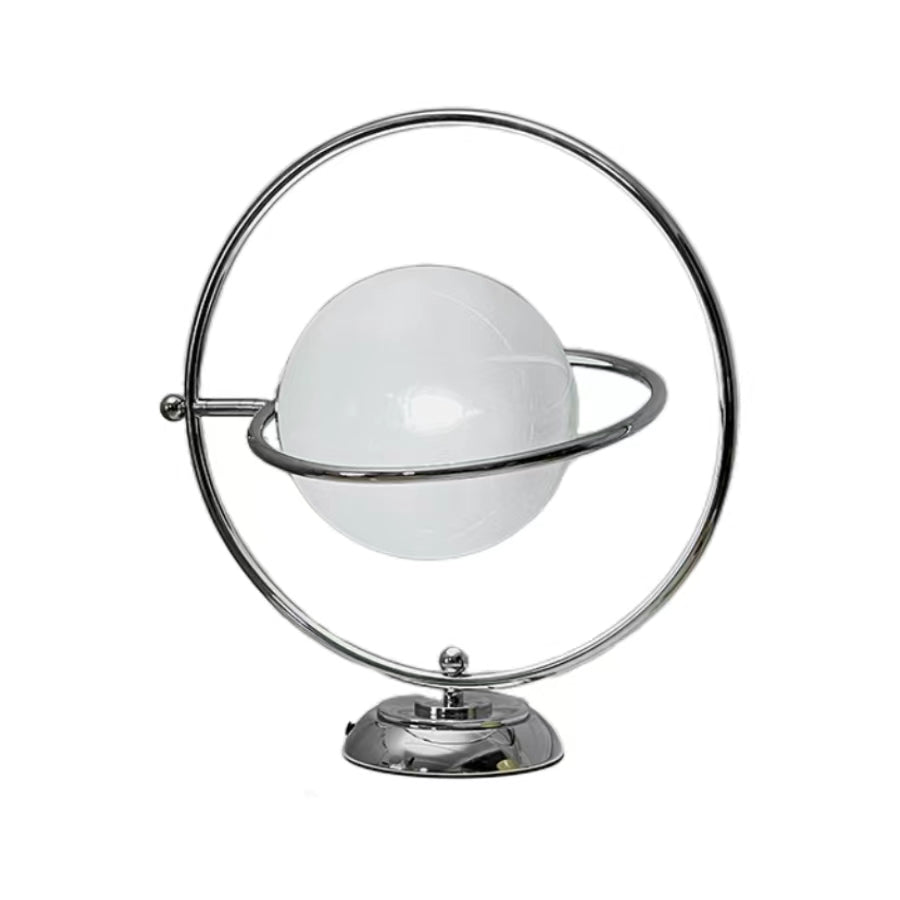 Modern Rotating Glass Globe Table Lamp