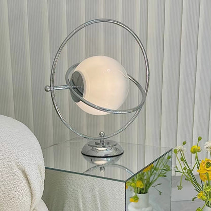 Modern Rotating Glass Globe Table Lamp