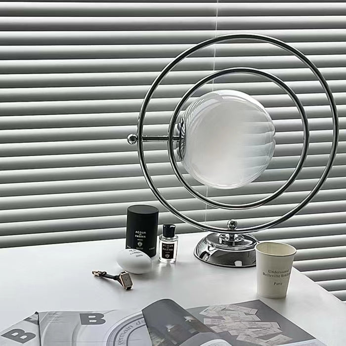 Modern Rotating Glass Globe Table Lamp