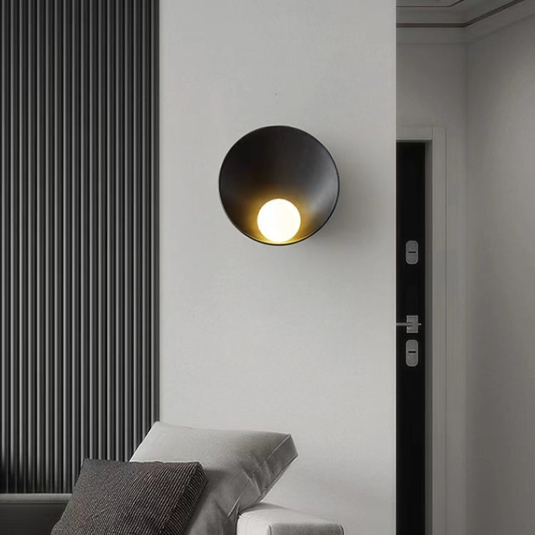 Modern Round Disc Resin Wall Lamp