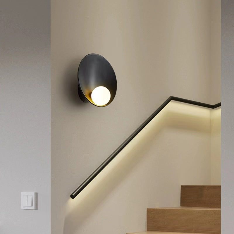 Modern Round Disc Resin Wall Lamp