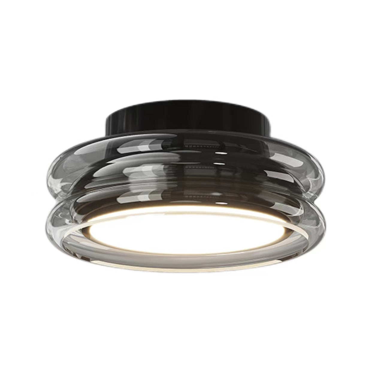 Modern Round Glass LED Ceiling Light