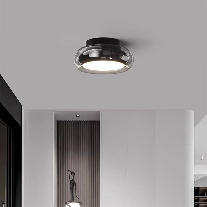 Modern Round Glass LED Ceiling Light