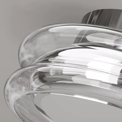 Modern Round Glass LED Ceiling Light