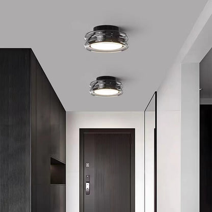 Modern Round Glass LED Ceiling Light