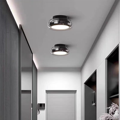 Modern Round Glass LED Ceiling Light