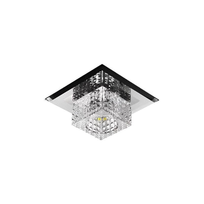 Modern Square Crystal LED Ceiling Light