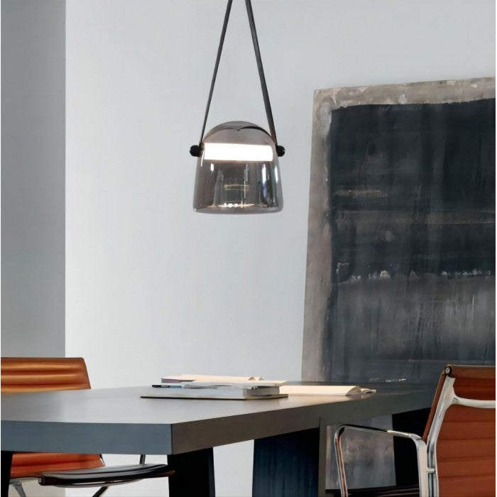 Belt Nordic LED Glass Pendant Light