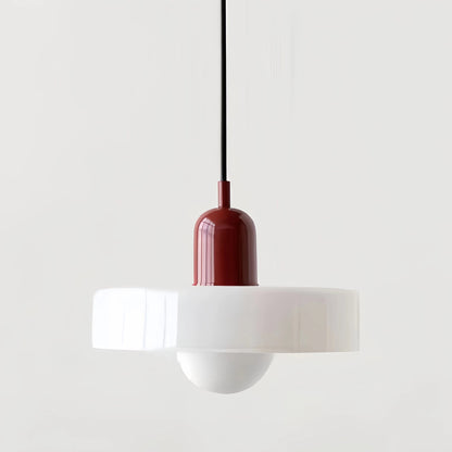 Morandi Glass Disc Pendant Lamp