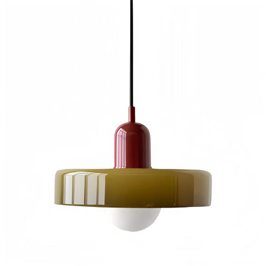 Morandi Glass Disc Pendant Lamp