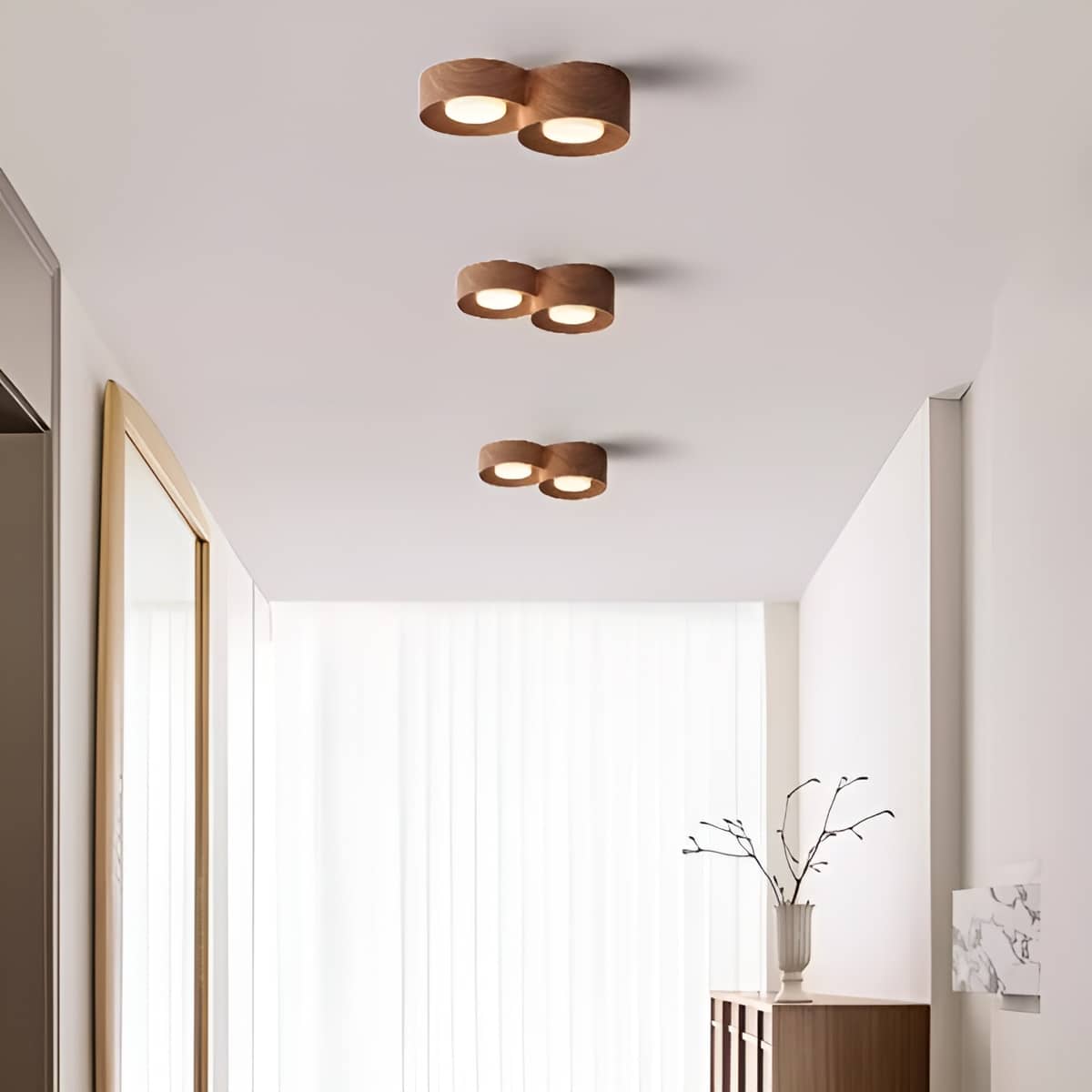 Multi Cylinder Modern Small Hallway Ceiling Light