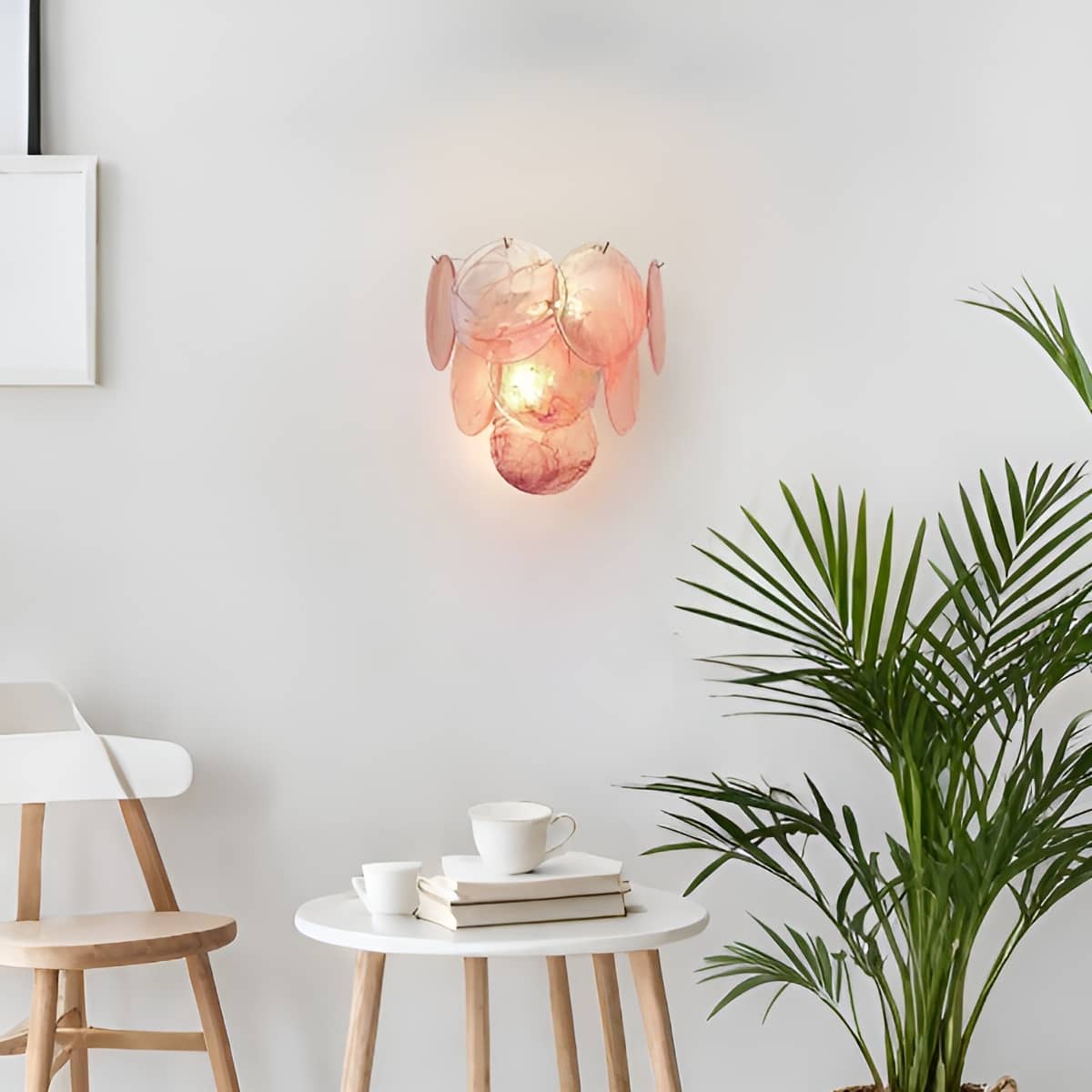 Murano Glass Modern Art Deco Wall Light for Living Room