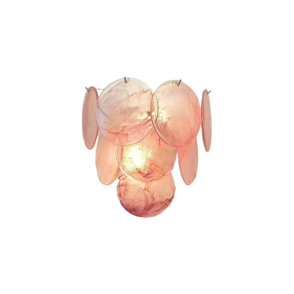 Murano Glass Modern Art Deco Wall Light for Living Room