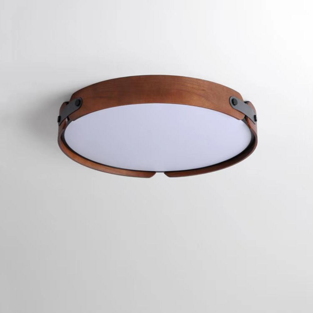 Natural Wooden LED Bedroom Ceiling Light