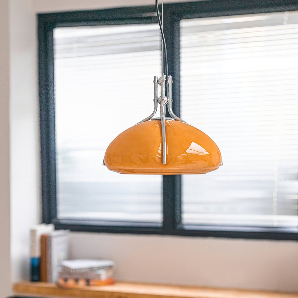 Nordic Bauhaus Pumpkin Glass Pendant Lamp