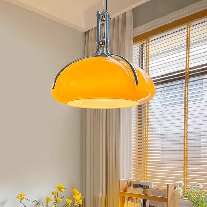 Nordic Bauhaus Pumpkin Glass Pendant Lamp