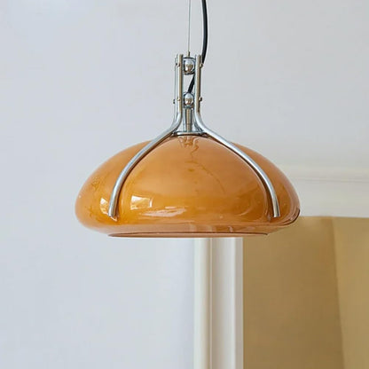 Nordic Bauhaus Pumpkin Glass Pendant Lamp