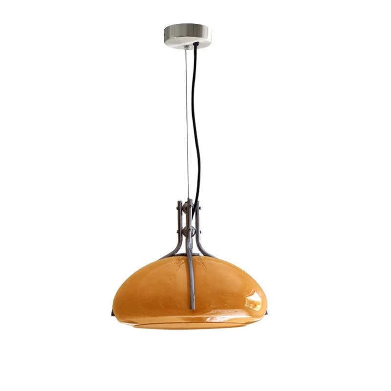 Nordic Bauhaus Pumpkin Glass Pendant Lamp