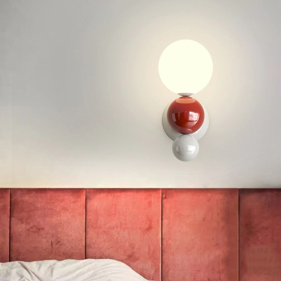 Nordic Colorful Ball Iron Wall Light