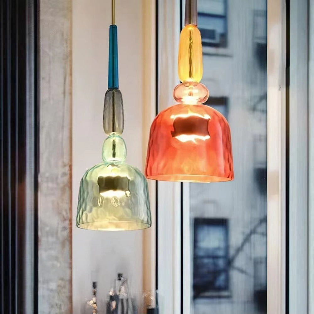 Nordic Colorful Glass Pendant Lamp