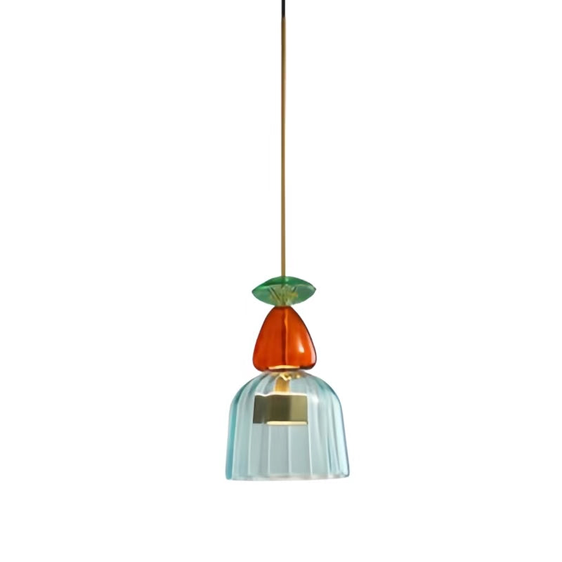 Nordic Colorful Glass Pendant Lamp