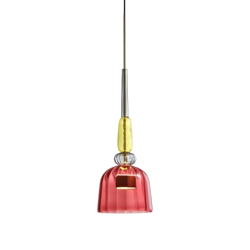 Nordic Colorful Glass Pendant Light