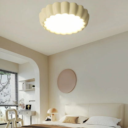 Nordic Cream Macaron Resin Ceiling Light