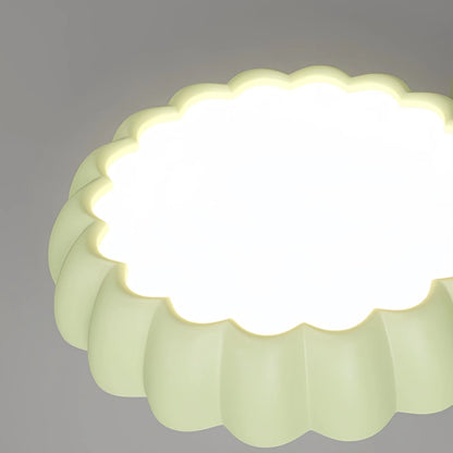 Nordic Cream Macaron Resin Ceiling Lamp