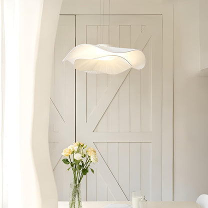 Nordic Fabric Lotus Flower Pendant Light