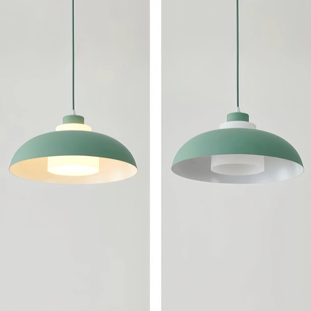 Nordic Macaron Bowl Shaped Pendant Light