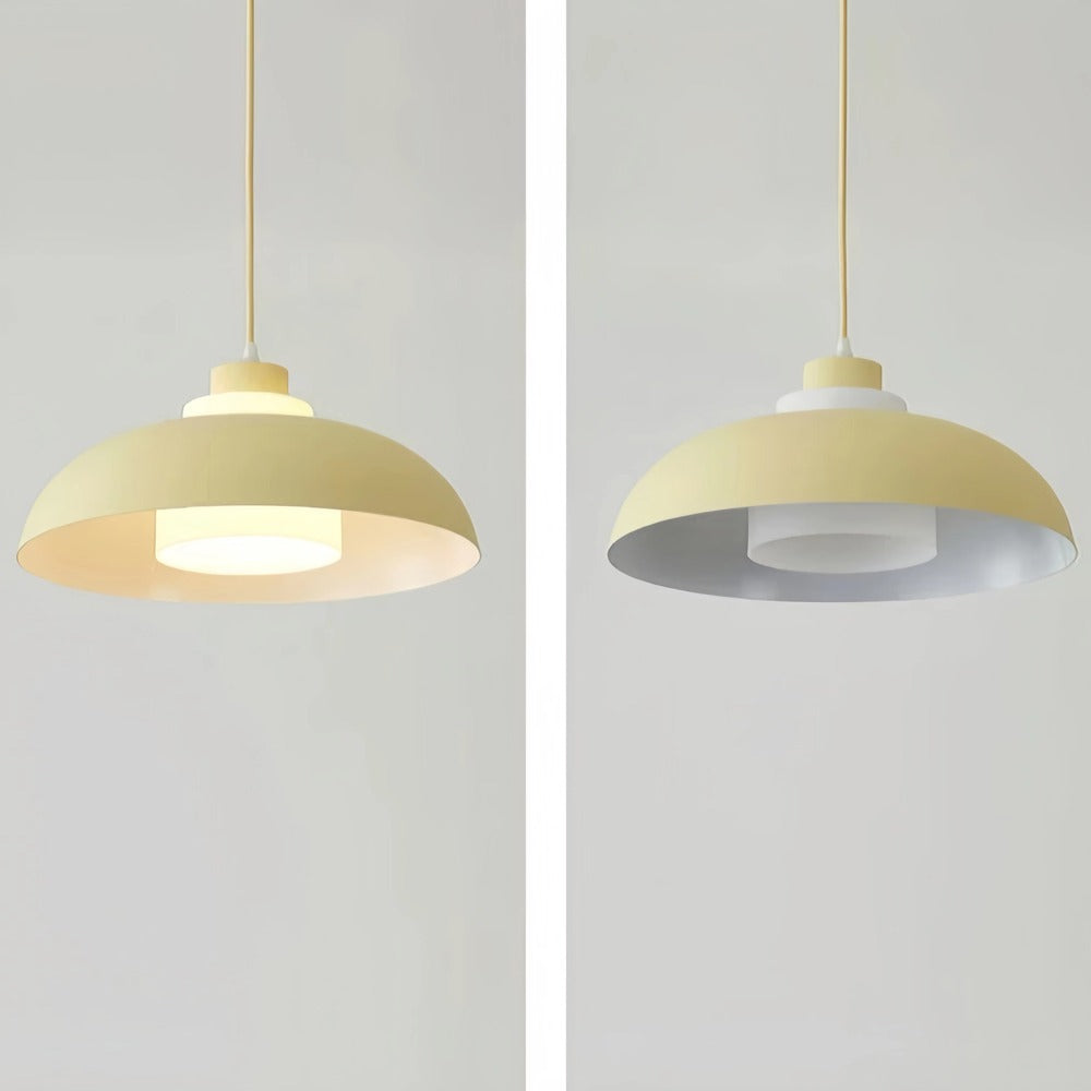 Nordic Macaron Bowl Shaped Pendant Light