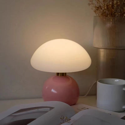 Nordic Macaron Mushroom Rechargeable Table Lamp