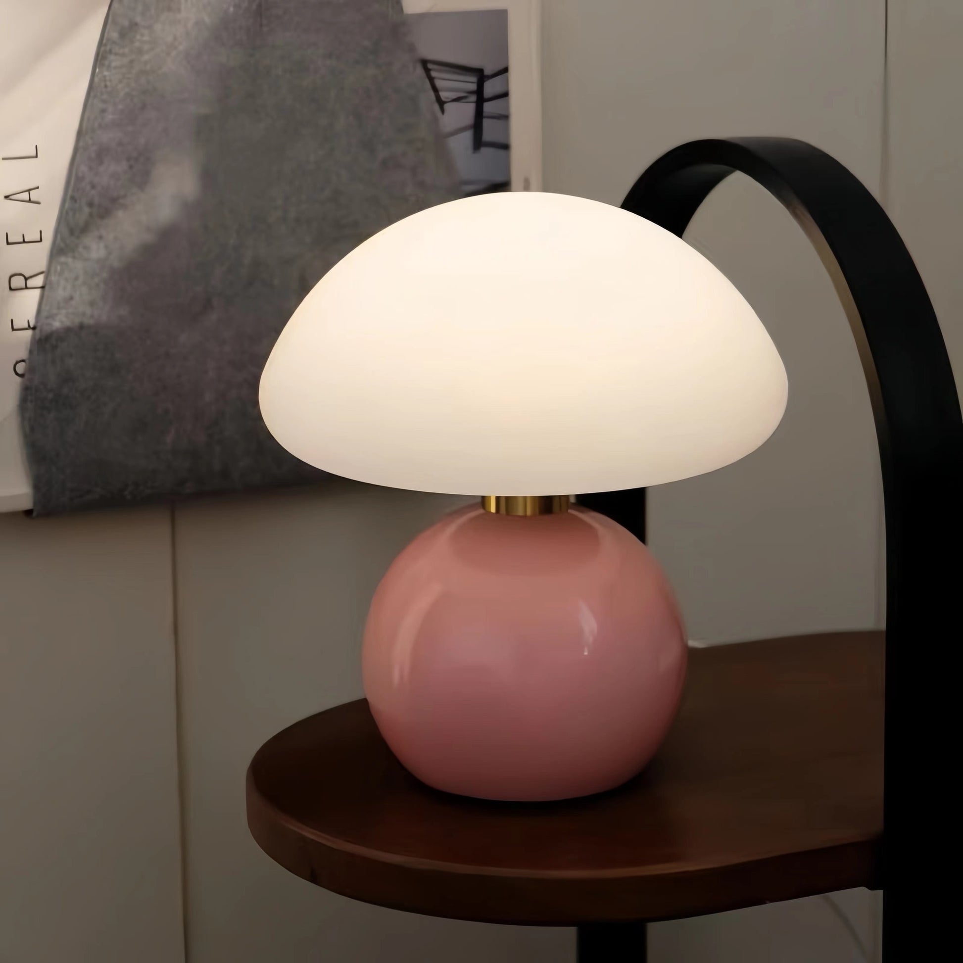 Nordic Macaron Mushroom Rechargeable Table Lamp