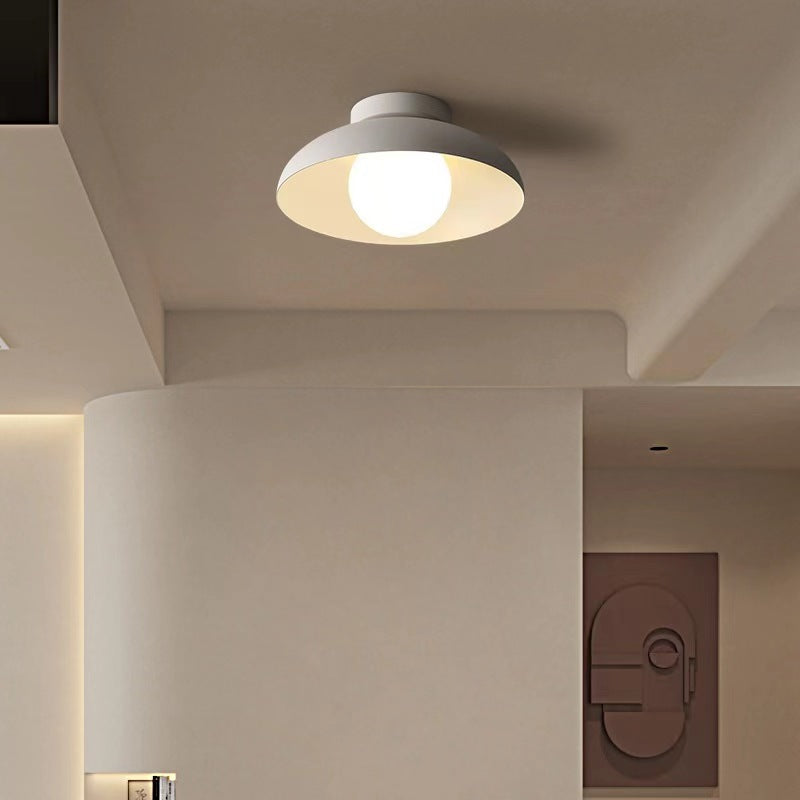 Nordic Minimalist Bowl Shape Iron Ceiling Lamp